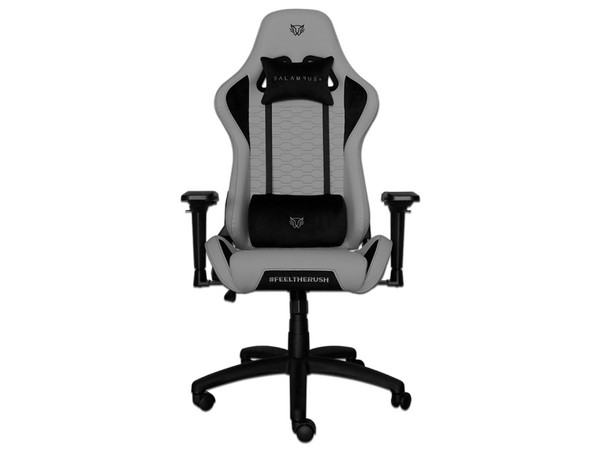 Silla Gamer Balam Rush Thunder 2, inclinación ajustable, soporte lumbar, Color Gris. - imagen 2