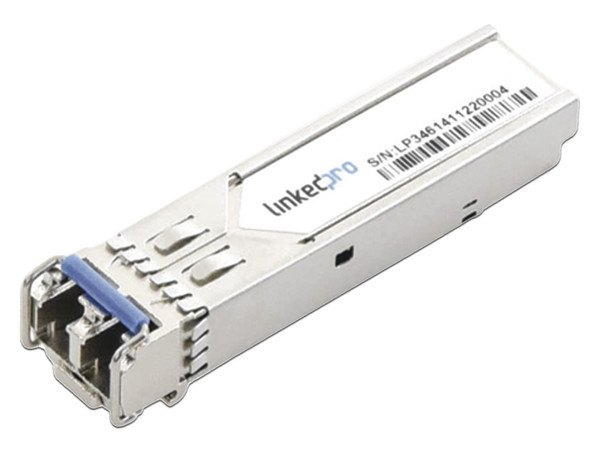 Transceptor de Fibra Óptica SFP+ LinkedPro LP-IND-SFP-10G-SM-5, Monomodo, Conectores LC, hasta 5km.