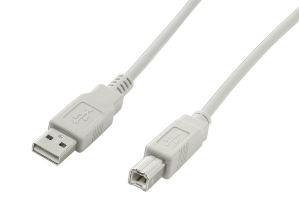 Cable Manhattan USB 2.0 A/Macho - B/Macho para Impresora y Scanner. (3.0m)