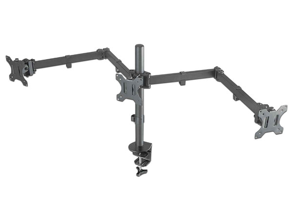 Soporte Manhattan 461658 de escritorio para 3 Monitores de hasta 27".
