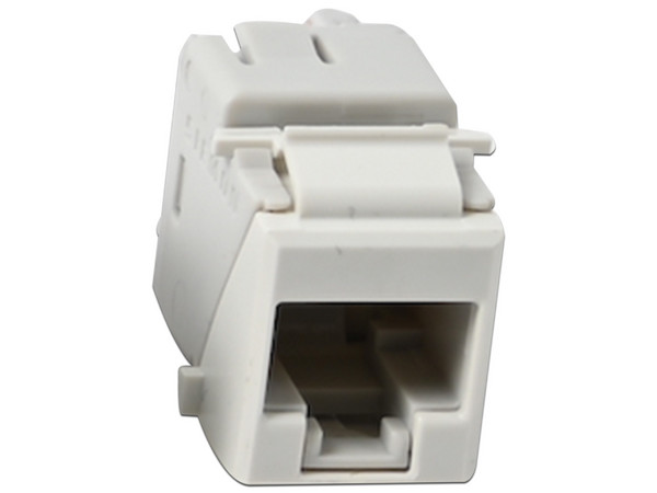 Jack Siemon U6-K02NS UltraMAX Cat6, UTP, Tipo Keystone. Color Blanco.