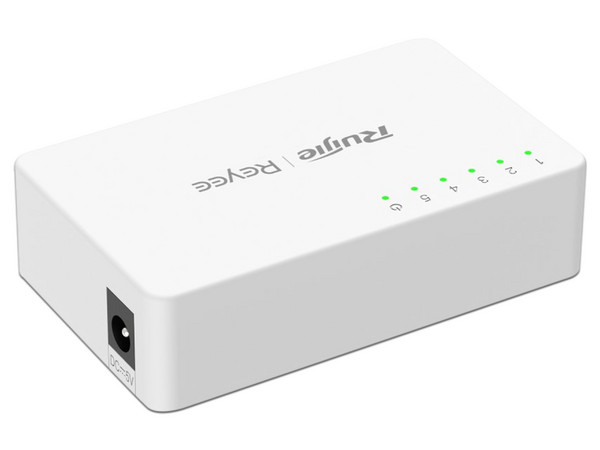 Switch PoE Ruijie de 5 puertos RJ-45 10/100/1000 Mbps, Color Blanco. - imagen 3