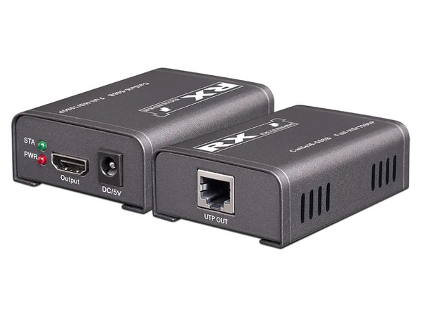 Kit Extensor Provision ISR PR-HDoNet+, hasta 60m, 1x RJ-45, Color Negro.