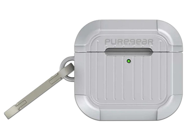 Funda PUREGEAR para AirPods 4 Gen, Color Plata.