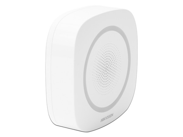 Sirena Inalámbrica Hikvision DS-PSG-WI-433 de 110 dB, 3 tipos de alarma. Color Blanco. - imagen 2