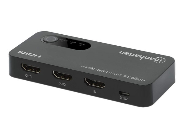 Video Splitter HDMI Manhattan de 2 Salidas HDMI, Soporta Vídeo Ultra HD 4K. - imagen 3