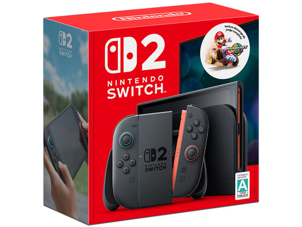 Consola Híbrida Nintendo Switch 2 de 256GB, Incluye Videojuego Descargable Mario Kart World.