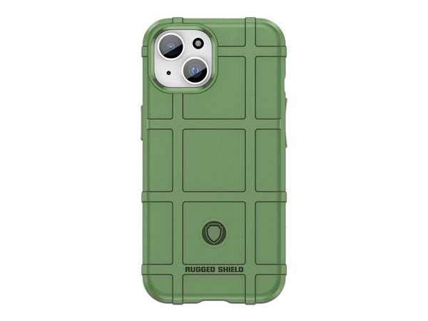 Funda protectora Tekku Rugged Shield para iPhone 15, Compatible con carga Inalámbrica, Color Verde. - imagen 3