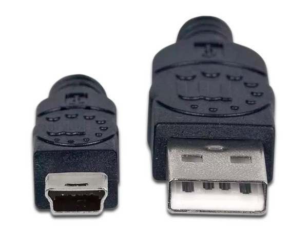 Cable Manhattan USB tipo A macho  a USB Mini tipo B  de 5 pines, 1.8m. - imagen 3