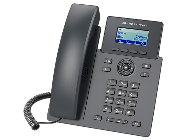 Teléfono IP GrandStream GRP2601, 2 Cuentas SIP, 2 Lineas, 4 Teclas.