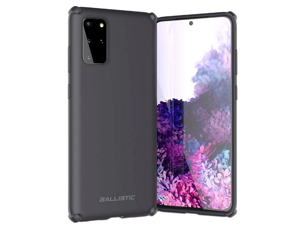 Funda protectora Ballistic Soft Jacket para Samsung Galaxy S20 Plus. Color Negro.