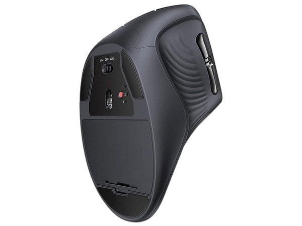 Mouse inalámbrico UGREEN en ángulo vertical, hasta 4000dpi. Color Negro. - imagen 3