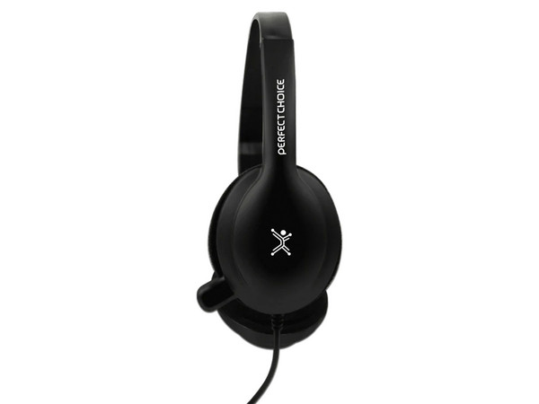 Kit Alámbrico Perfect Choice PC-201717, Incluye Teclado USB / Mouse Óptico USB / Diadema 3.5mm. Color Negro - imagen 2