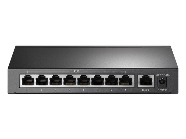 Switch Gigabit TP-LINK TLSF1009P de 8+1(No administrable) Puertos, PoE. Color Negro. - imagen 3