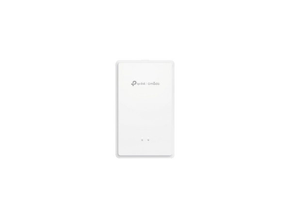 Access Point TP-Link EAP615GP-WALL, de Doble Banda (2.4GHz y 5GHz), 2 Puertos RJ-45, Wireless AX (Wi-Fi6), Color Blanco.