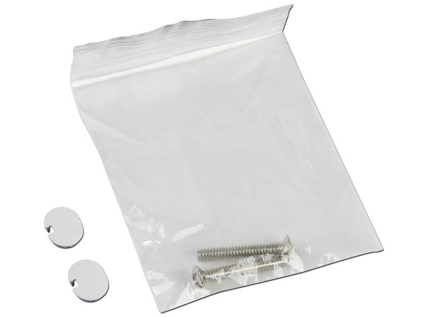 Tapa para caja Montaje al ras, una salida, blanco - imagen 3