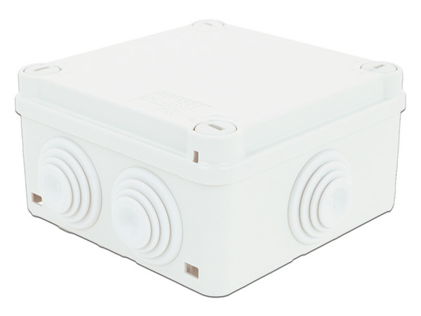 Caja Estanca de derivación Gewiss con sello de goma, Auto-extinguible, para exterior. Color Blanco. - imagen 3