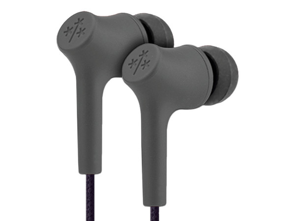 Audífonos Hune Haya con Micrófono, 3.5mm, Color Gris.