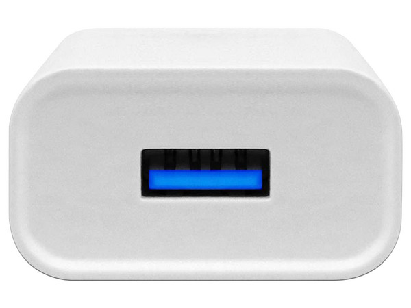 Cargador de pared Brobotix de Carga rápida, Incluye cable lightning de 1m. Color Blanco. - imagen 2