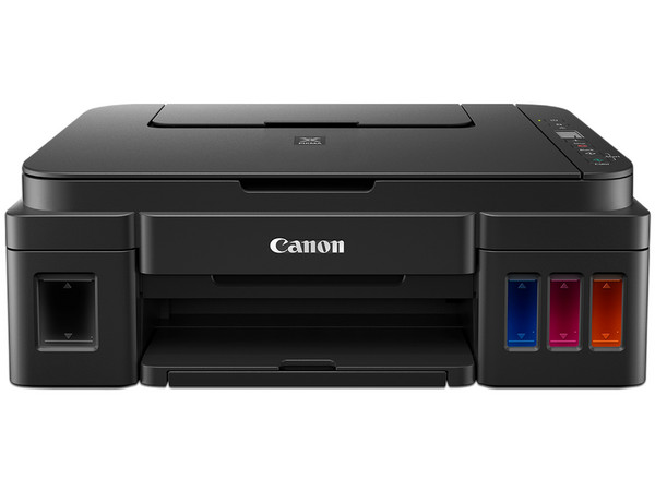 Multifuncional Canon PIXMA G2110 con Sistema de Tanques de Tinta, Impresora, Copiadora y Escáner, Resolución hasta 4800 x 1200 dpi, Velocidad de Impresión de hasta 5.0 ipm a Color, USB.
