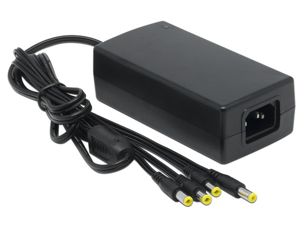 Fuente de Poder PROVISION para cámaras de seguridad con 4 salidas DC 12V/5A.