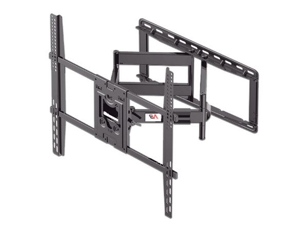 Soporte de Pared Universal Syscom SP5-NB para Monitores de 75-100", Soporta hasta 90 kg. Color Negro. - imagen 2