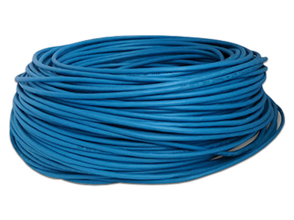 Bobina UTP Brobotix Cat6 Para Interiores , 100 Metros. Color Azul