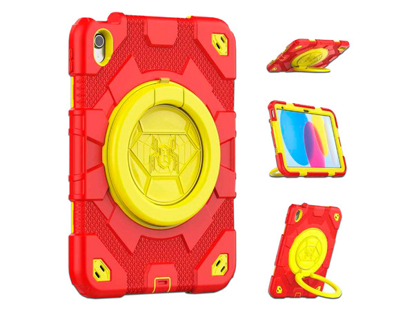 Funda protectora Tekku Spider para iPad 10 de 10.9", Color Rojo/Amarillo. - imagen 2