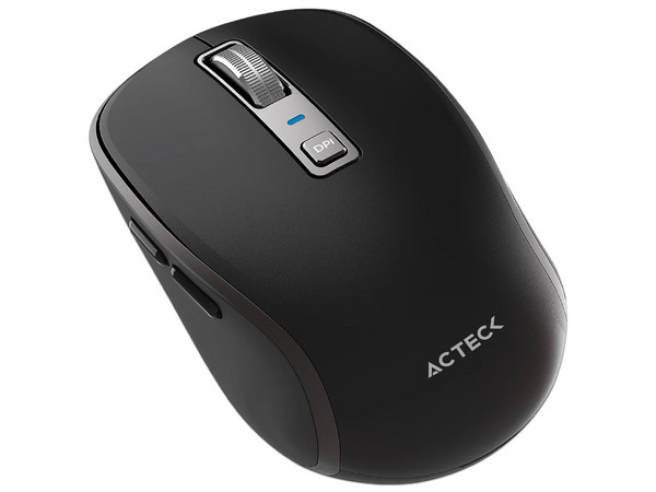 Mouse Multidispositivo Acteck Optimize Trip Pro MI580, hasta 1600 dpi, 2.4 GHz + 2 Modos Bluetooth, 6 Botones, Recargable, Color Negro. - imagen 3