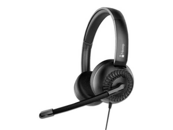 Audífonos con Micrófono Nextep NE-426, USB / 3.5mm, Color Negro.