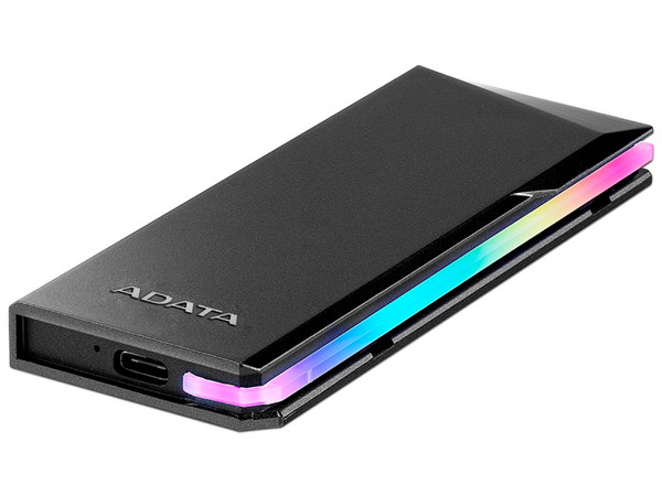 Gabinete Protector ADATA EC700G RGB con Adaptador SSD M.2 NVMe / SATA  a USB 3.2. - imagen 2