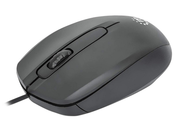 Mouse Óptico Manhattan Comfort II, hasta 1000 dpi, USB. Color Negro. - imagen 3