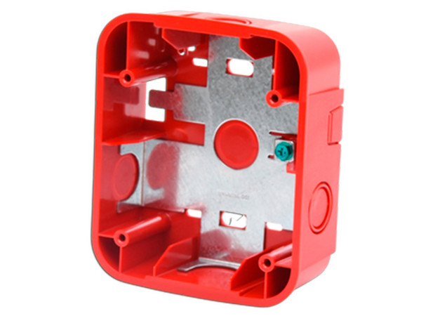 Caja de Montaje en Pared para Sirena, Color Rojo. - imagen 2