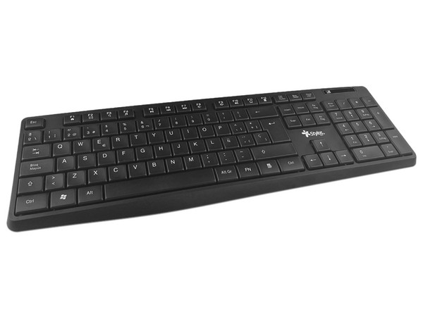 Teclado inalámbrico Stylos STPTEC4B, USB. Color Negro. - imagen 2