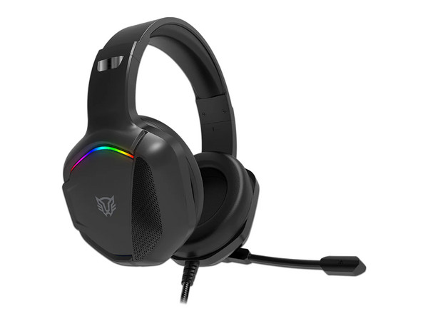 Audifonos Balam Rush Orphix II HS699 Azender, RGB, 3.5mm. Color Negro - imagen 2