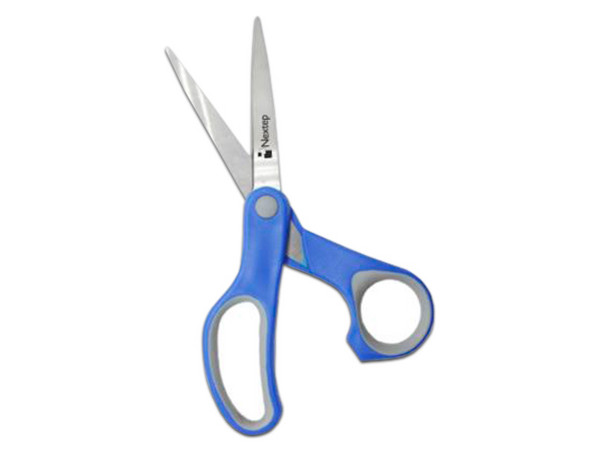 Tijera Nextep NE-131 de 6", Multiusos. Color Azul.