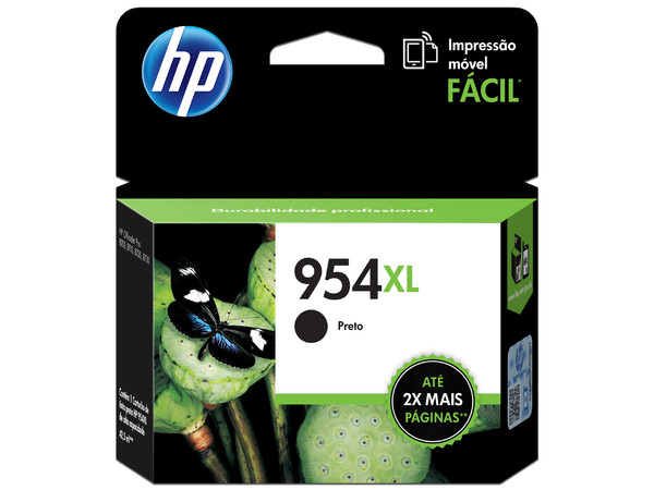 Cartucho de tinta HP 954XL, Color Negro (L0S71AL).