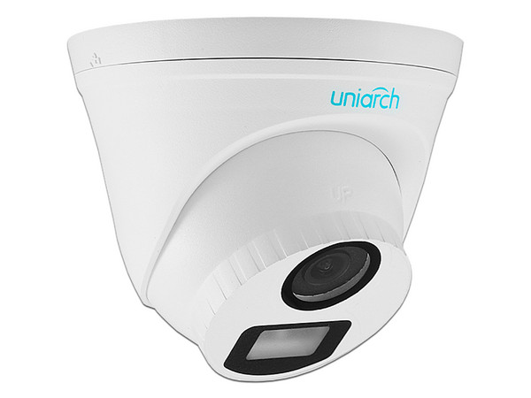 Cámara de Vigilancia Tipo Domo Uniarch UAC-T115-F28-W de 5MP (2880 x 1620), Lente Fijo 2.8mm, IR de hasta 20m, IP67, Color Blanco.