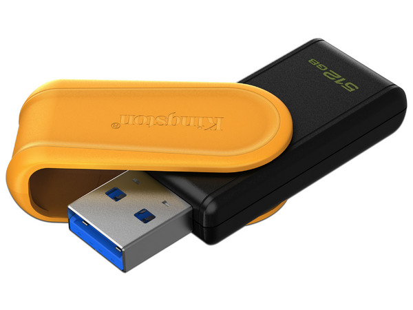 Memoria USB Kingston DataTraveler Exodia S, 512 GB, 3.2 Gen 1, Color Negro/Amarillo - imagen 2