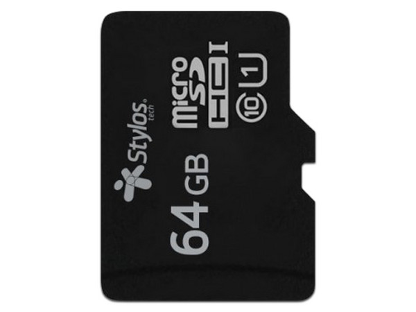 Memoria Stylos MicroSDHC UHS-I U1 de 64 GB, Clase 10.