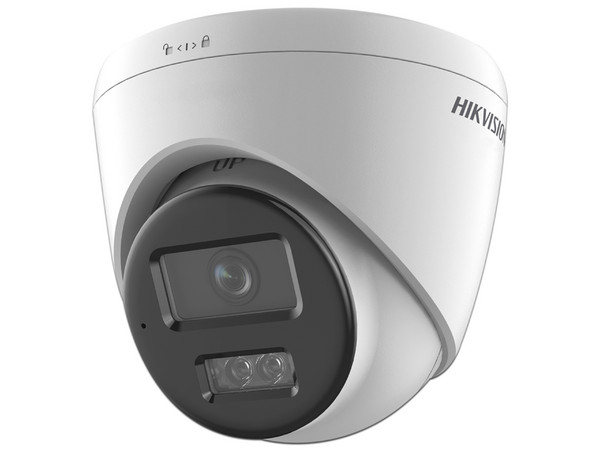 Turret IP 8 Megapixel (4K) / Lente 2.8 mm / Dual Light (30 mts IR + 30 mts Luz Blanca) / Micrófono Integrado / ACUSENSE Lite / Exterior IP67 / H.265 / PoE / ONVIF / Micro SD