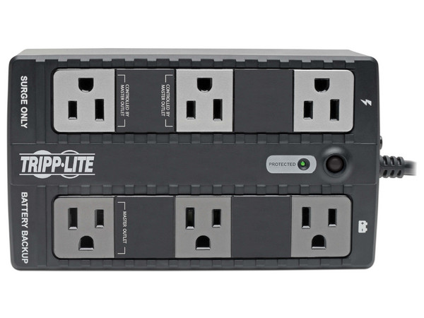 UPS Tripp Lite ECO350U de 350VA (180W)  con 6 contactos, diseño ultra compacto. - imagen 2