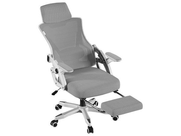 Silla Gamer Balam Rush Power Rush Mesh, Reposabrazos Fijo, Soporta hasta 100Kg, Color Gris. - imagen 2