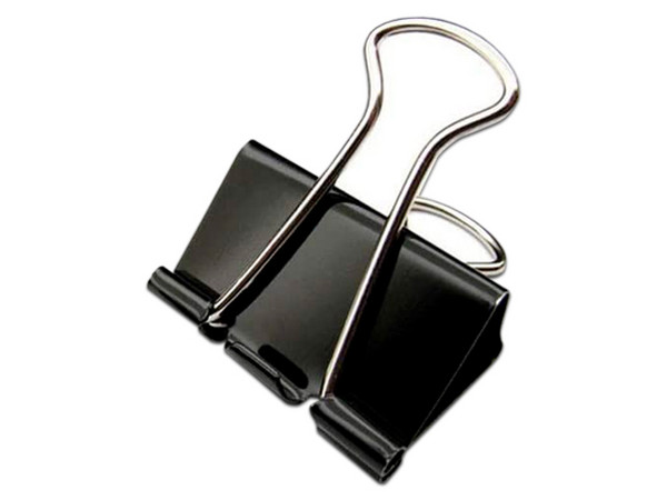 Sujeta Documentos Nextep Chico 19mm (3/4") 12 Piezas.