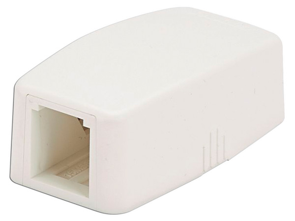 Caja de Montaje en Superficie para Módulo Mini-Com, Color Blanco.