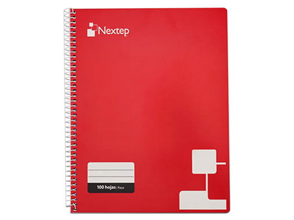Cuaderno Nextep NE-007R Profesional Raya, 100 Hojas, Espiral.