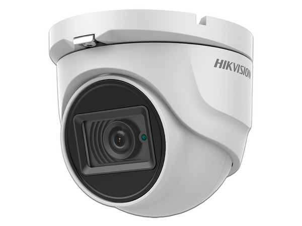 Cámara de Vigilancia tipo Domo Hikvision DS-2CE76U0T-ITMF de 8MP (3840 x 2160), IR hasta 30m, IP67.