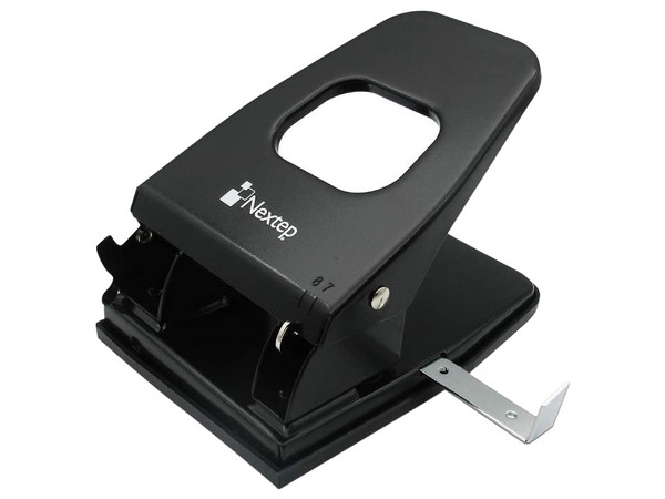 Perforadora Nextep 2 Orificios 7/8cm Ajustable 25 Hojas.