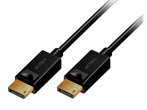 Cable de Video DisplayPort Acteck Linx Plus DD422, 12Gbs, 1.8m. Color Negro.