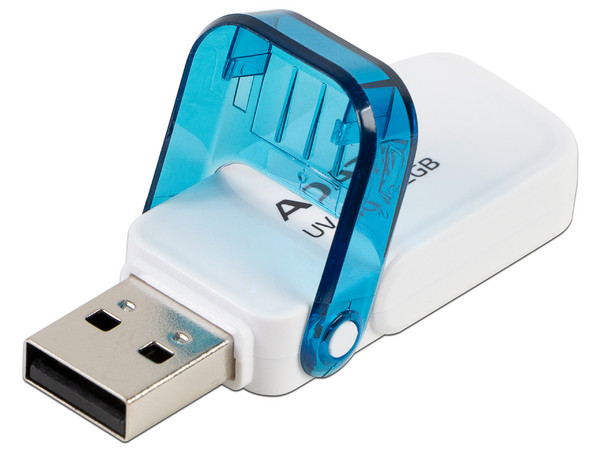 Unidad flash USB 2.0 ADATA AUV240 de 32GB. Color Blanco. - imagen 3
